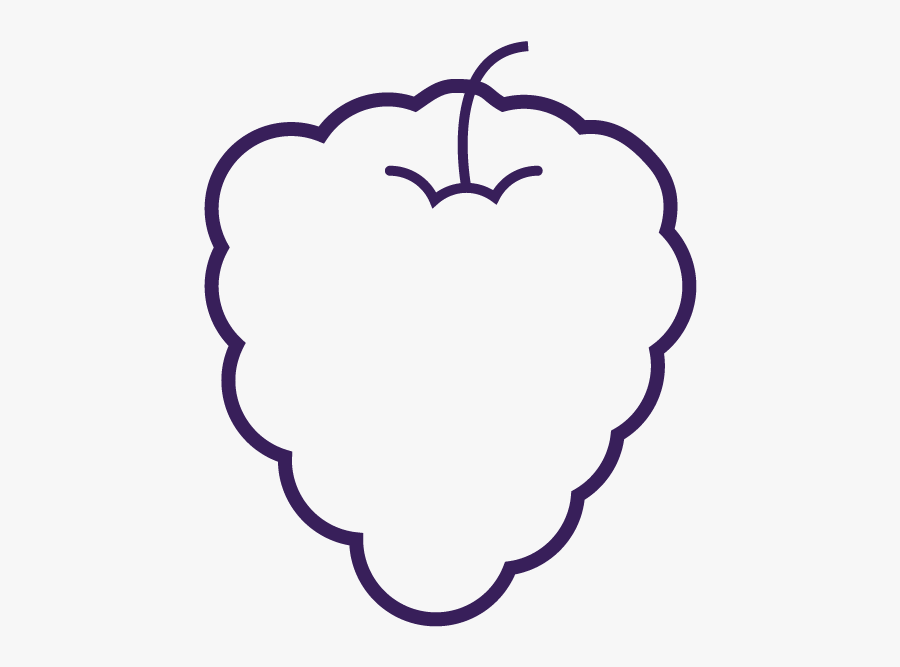 Litchi Black & White, Transparent Clipart