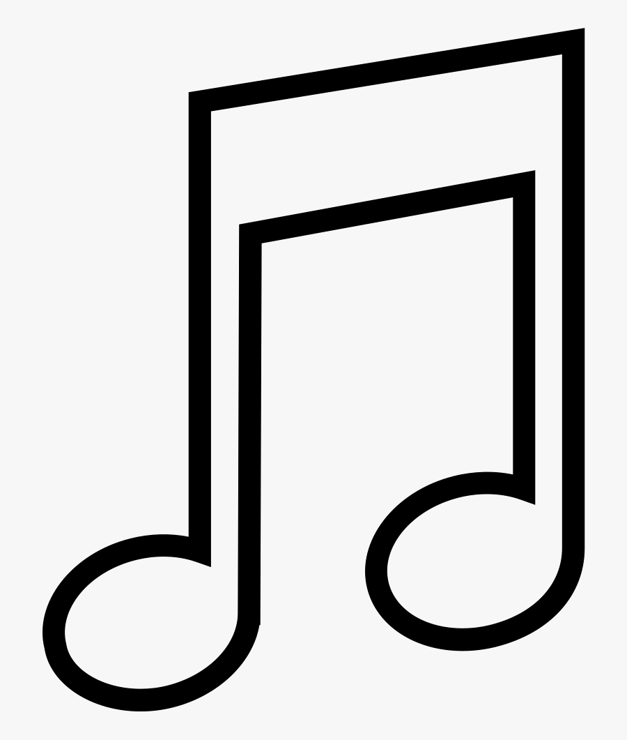 Musical Note - Icono Musica Blanco Png, Transparent Clipart