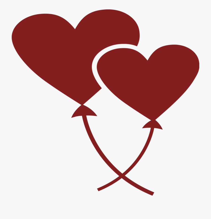 Heart Shaped Ballons - Heart, Transparent Clipart