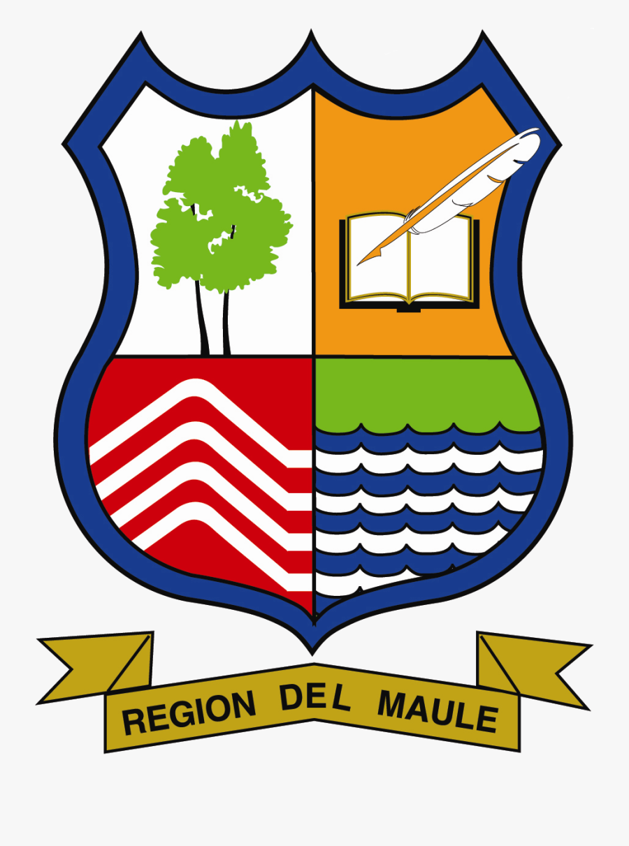 Coat Of Arms Of Maule Region, Chile - Escudo De La Region Del Maule, Transparent Clipart
