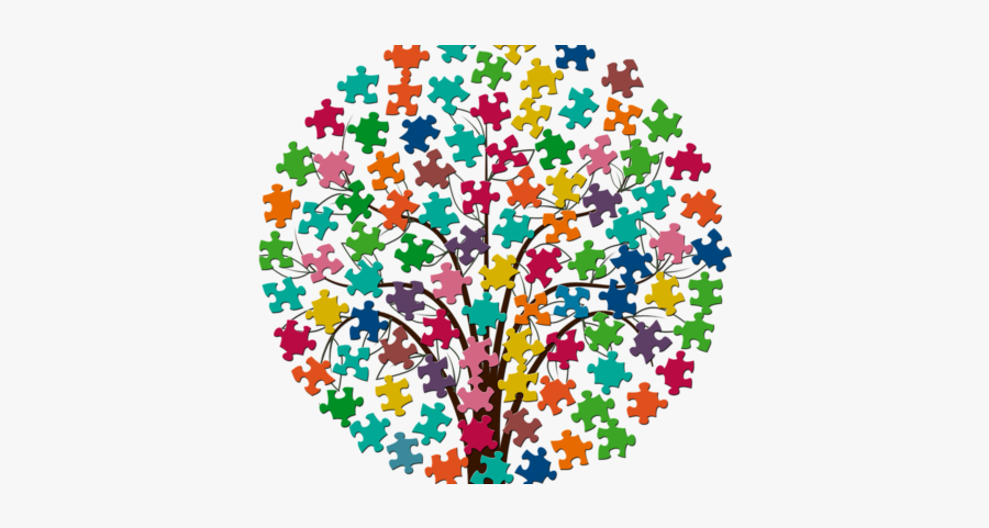 Puzzle Tree, Transparent Clipart