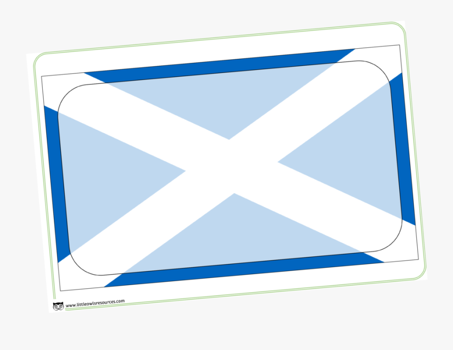 Scotland Flag Sheetcover - Flag Of Scotland, Transparent Clipart