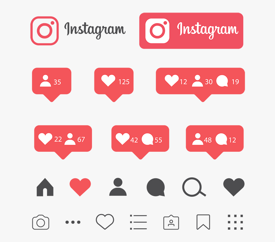Icon Like Dan Komen Instagram Logo Svg Download Fonts - IMAGESEE
