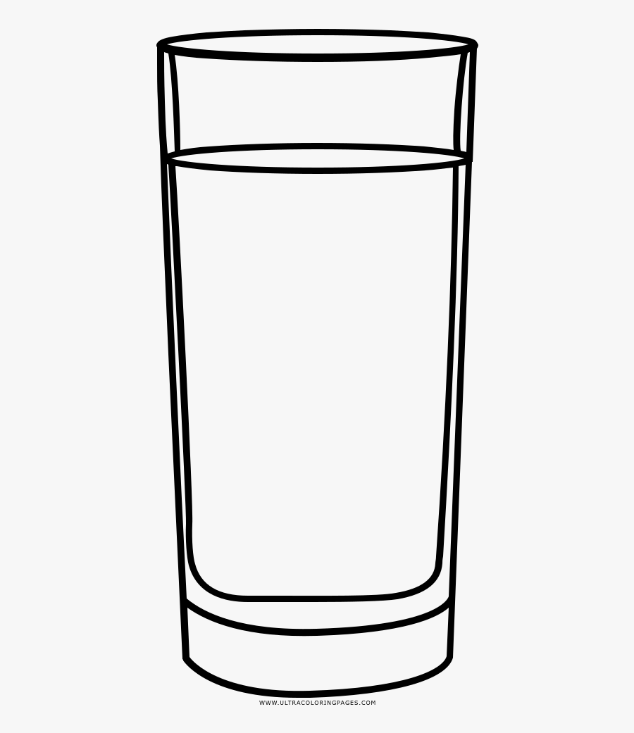 Tumbler Drawing Water - Disegni Da Colorare Bicchiere , Free Transparent Cl...
