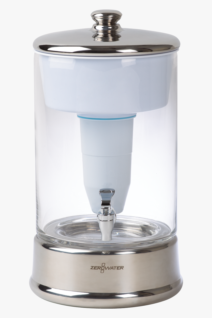 Clip Art Glass Water Dispenser - Zero Water 40 Cup, Transparent Clipart