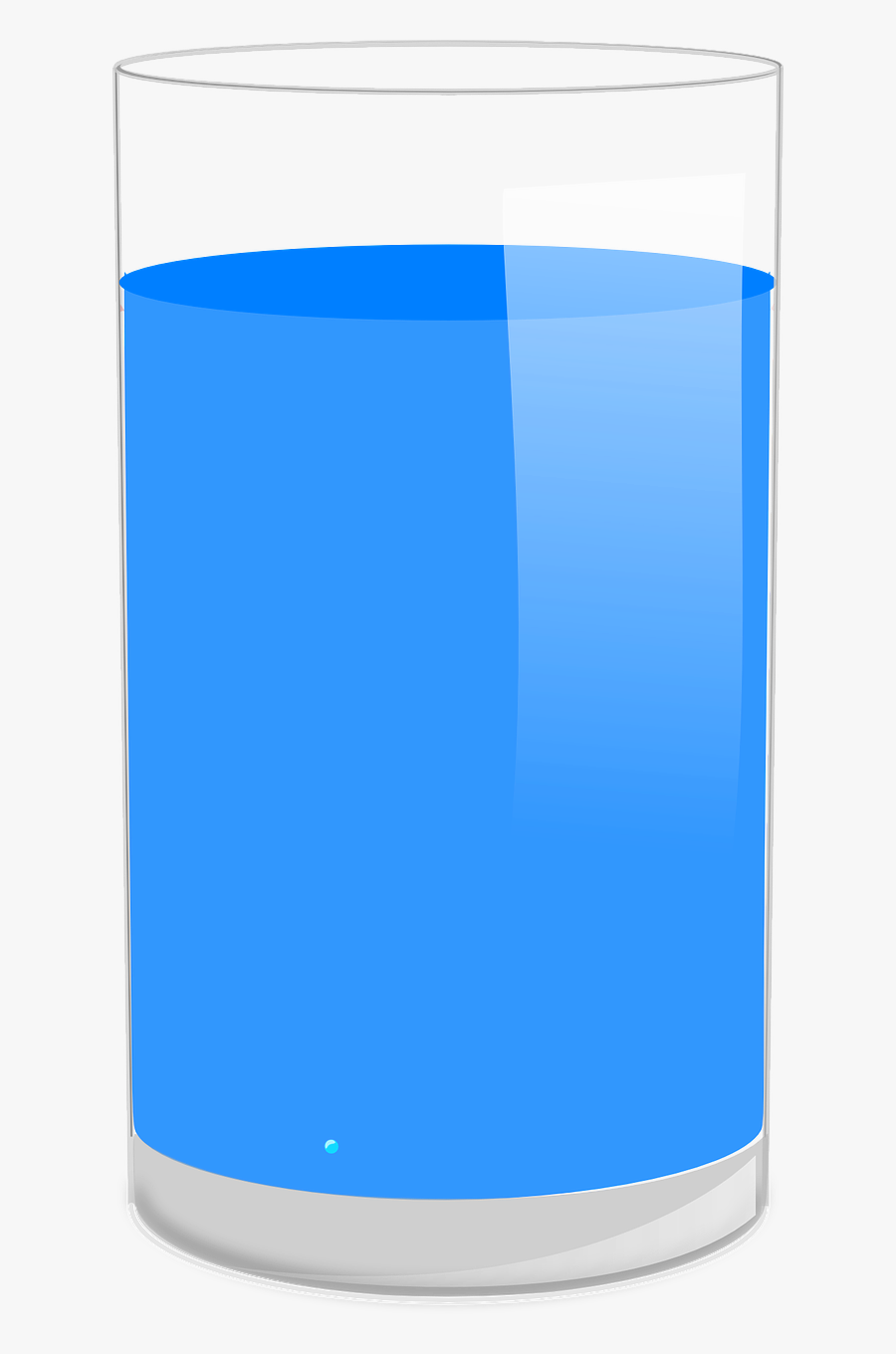 Glass Water Full Free Picture - Water In Glass Animated, Transparent Clipart