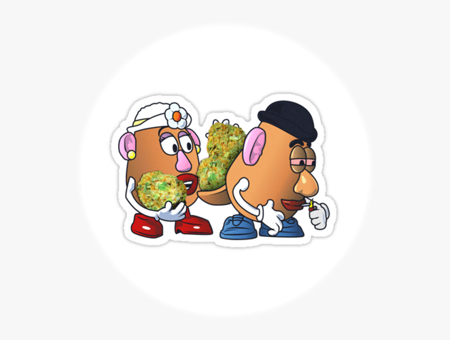 Mr Potato Head - Potato Head Sticker, Transparent Clipart