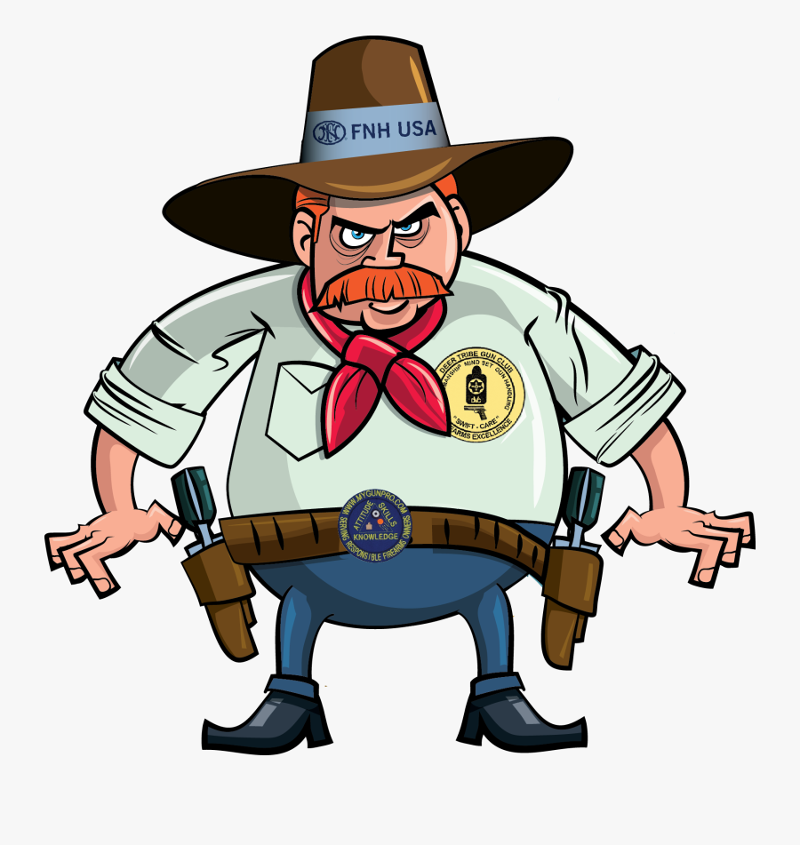 Cartoon Cowboy, Transparent Clipart