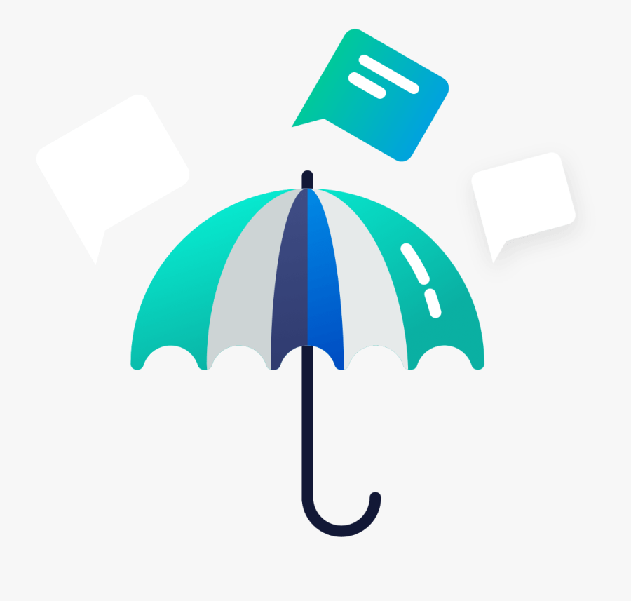 24 7 Expert Support - Umbrella, Transparent Clipart