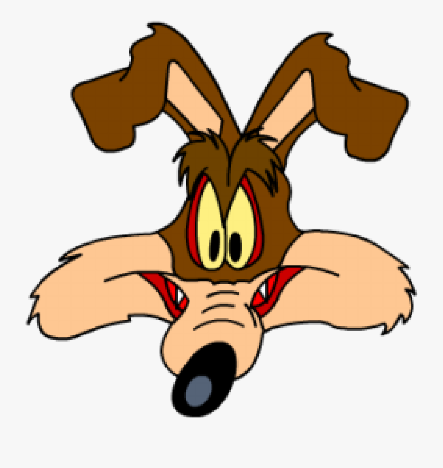 Drawing Coyotes Looney Tunes - Looney Tunes Coyote Head, Transparent Clipart