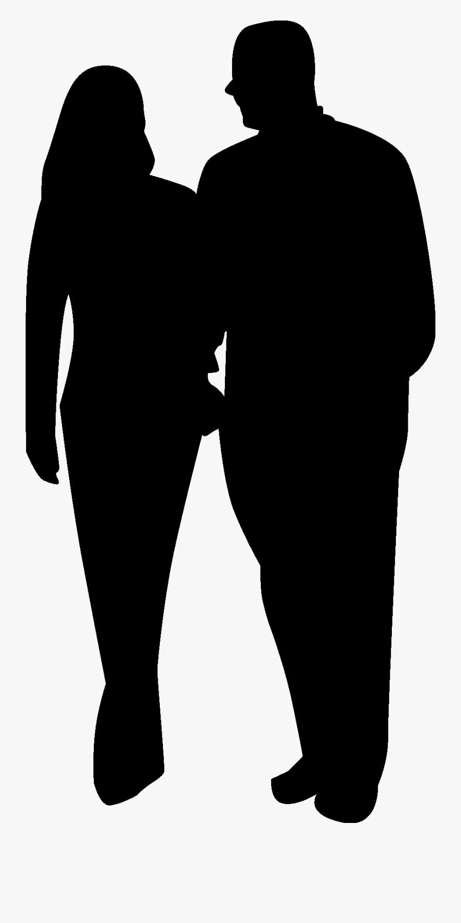 Family Silhouettes Vector Icon Template Clipart Free - Silhouette, Transparent Clipart