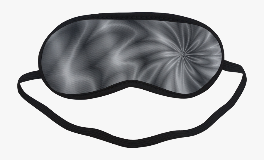 Grey Shiny Swirl Sleeping Mask - Eye Mask With Googly Eyes, Transparent Clipart