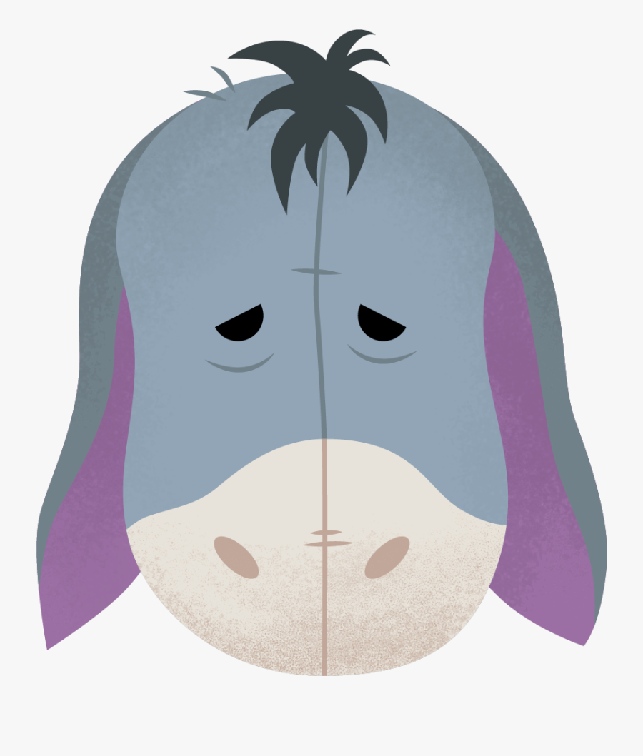 Eeyore Twitter Emoji - Discord Emoji Eeyore, Transparent Clipart