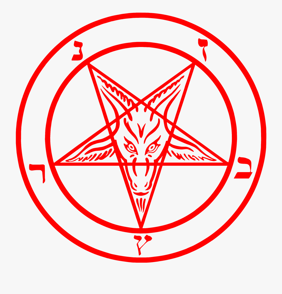 Satanic Drawing Woman Baphomet Pentagram- - Baphomet Png, Transparent Clipart