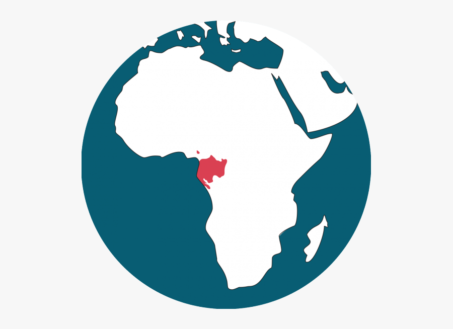 Western Lowland Gorillas Are Threatened By Two Primary - High Resolution Png World Globe, Transparent Clipart