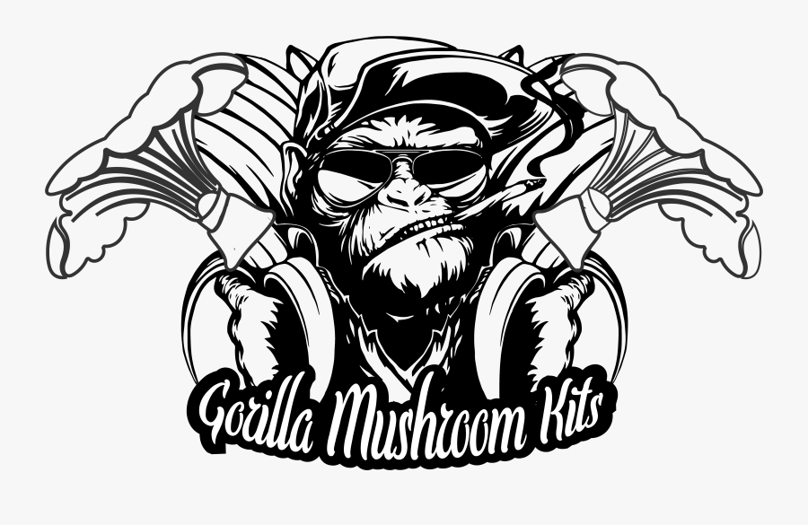 Gorilla Mushroom Kits Logo Links Back To Main Website - Gorila Keren Logo, Transparent Clipart