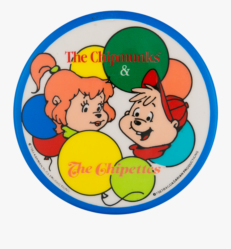 The Chipmunks And The Chipettes Entertainment Button, Transparent Clipart