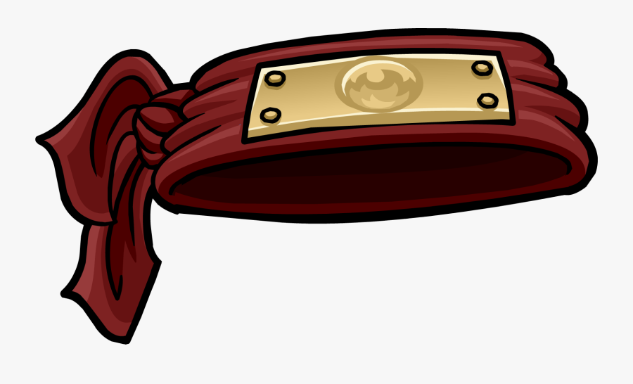 Bandana Clipart Ninja - Club Penguin Headband, Transparent Clipart