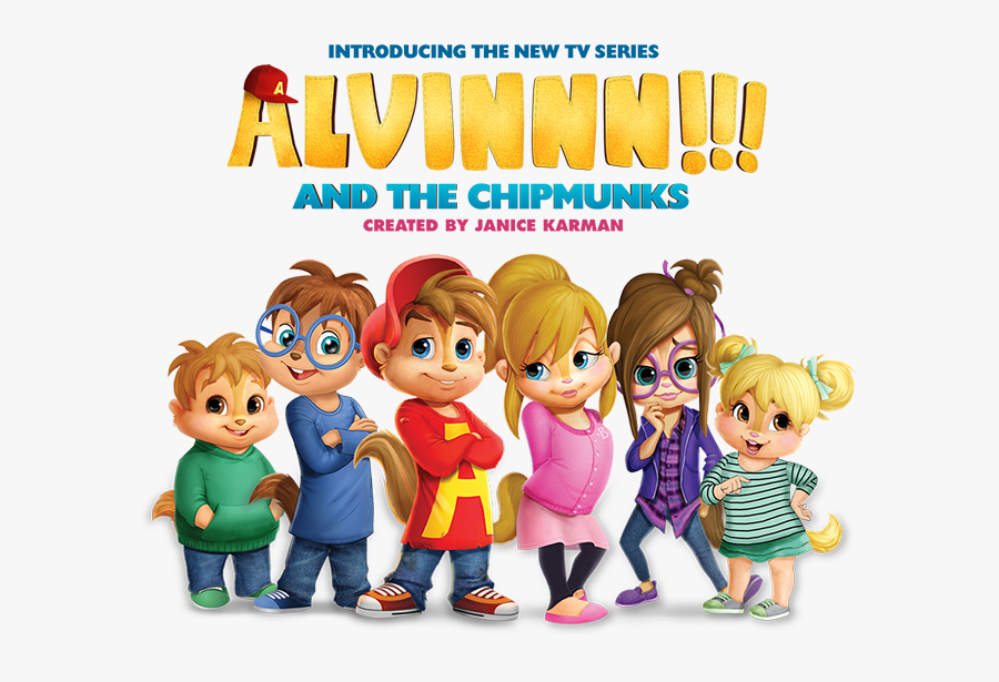 Alvin And The Chipmunks Cast Cartoon, Transparent Clipart