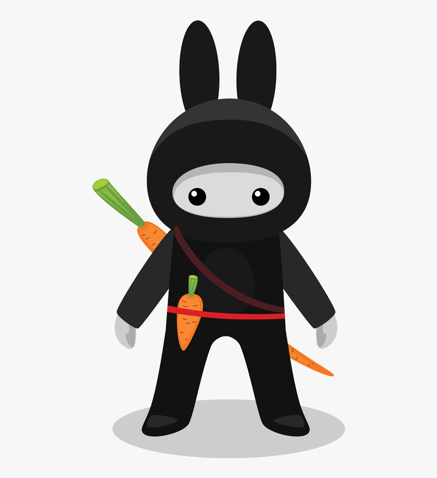 Ninja Sitting, Transparent Clipart