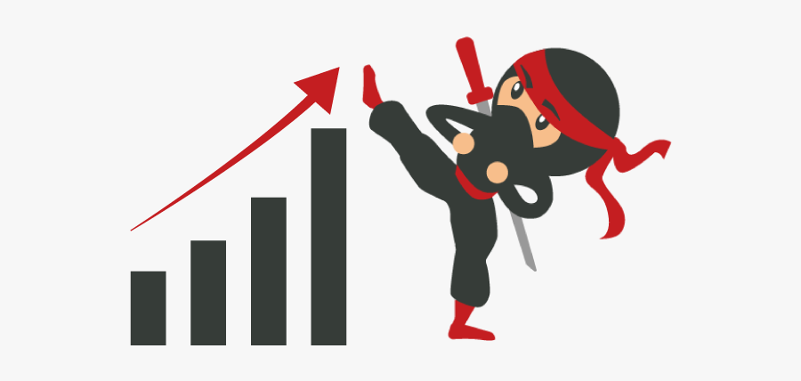 Karate Clipart Ninja Kick - Cartoon, Transparent Clipart