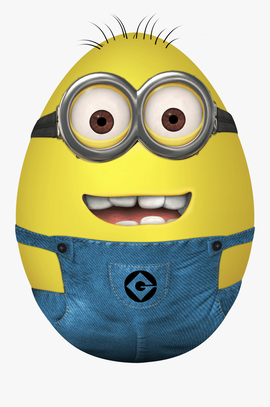 Minion Easter Egg Transparent Png Clip Art Image - Minion Egg, Transparent Clipart
