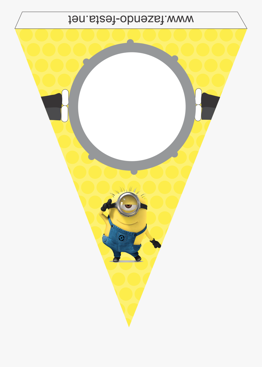 Pin By Crafty Annabelle On Minions/despicable Me Printables - Bandeirola Minions Png, Transparent Clipart