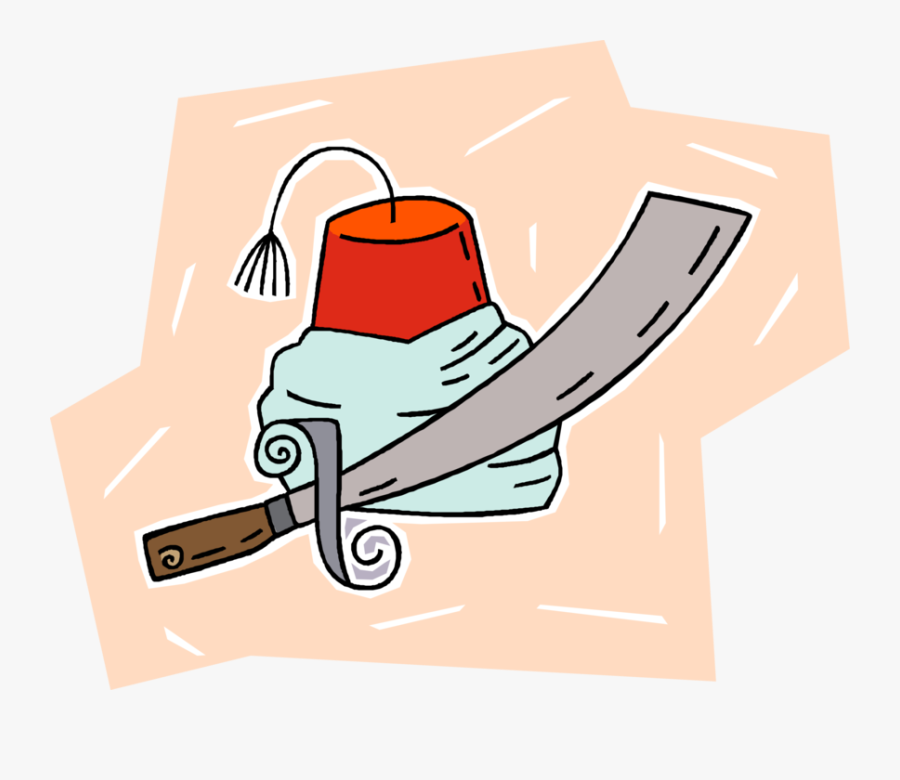 Saber Clipart Curved Sword, Transparent Clipart