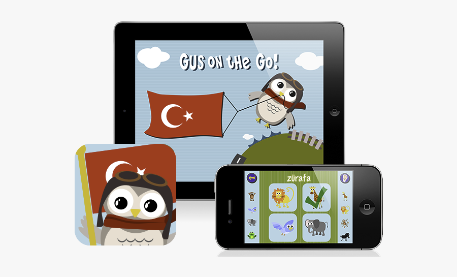 Gus On The Go - Italian Language Apps, Transparent Clipart