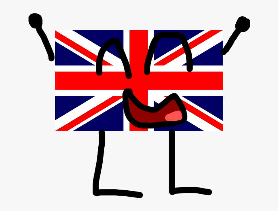 Red White And Black Uk Flag , Png Download - United Kingdom Flag Png, Transparent Clipart