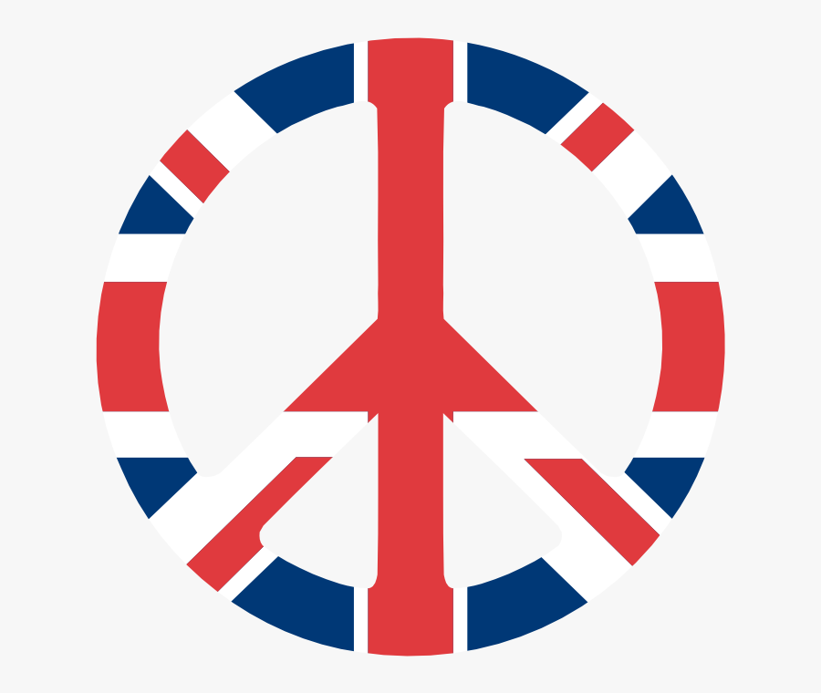 Scalable Vector Graphics Uk Flag Peace Sign Scallywag - United Kingdom Flag, Transparent Clipart