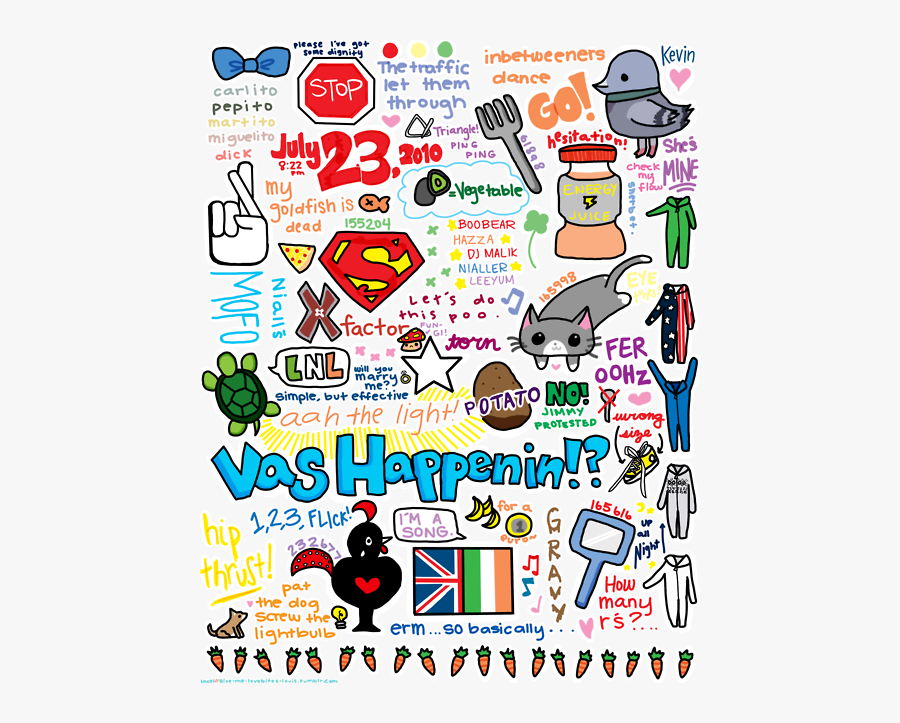 One Direction Fan Art 2012, Transparent Clipart