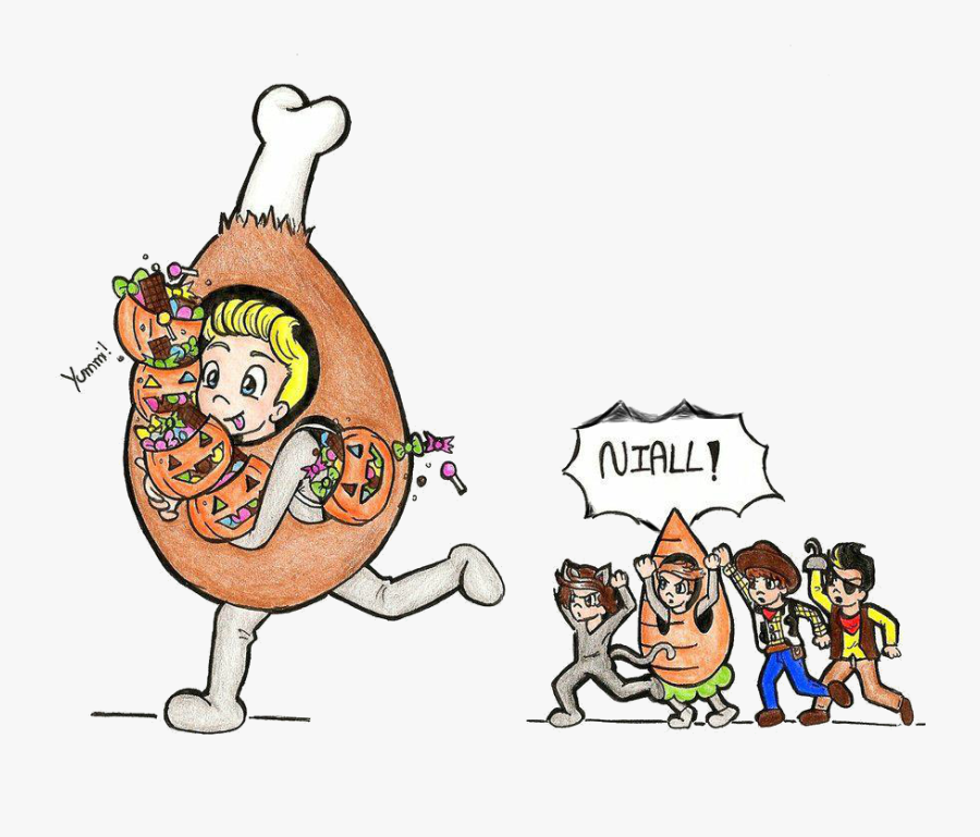 One Direction, Halloween, And Niall Horan Image - One Direction Cute Drawings, Transparent Clipart