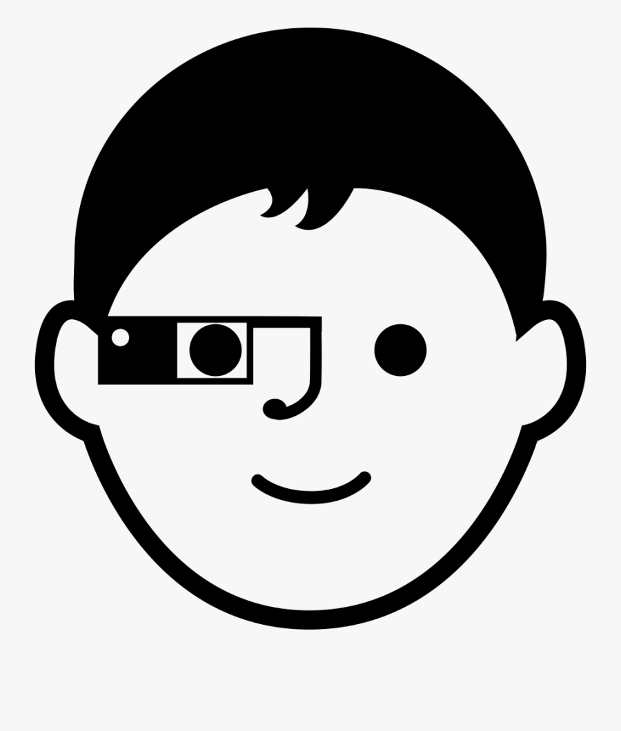 Child Face With Google Glasses Comments - Glasses Person Icon, Transparent Clipart