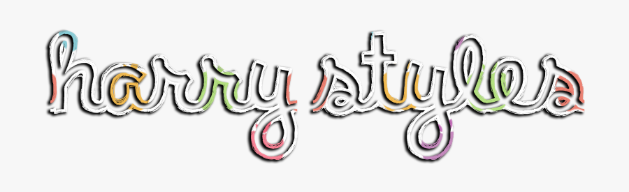 #harrystyles #harry #styles #onedirection #one #direction - Calligraphy, Transparent Clipart