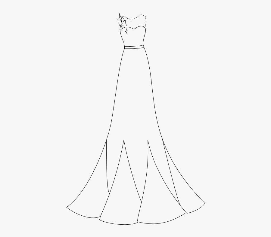 Icon 2 For Dress Pricing - Sketch, Transparent Clipart