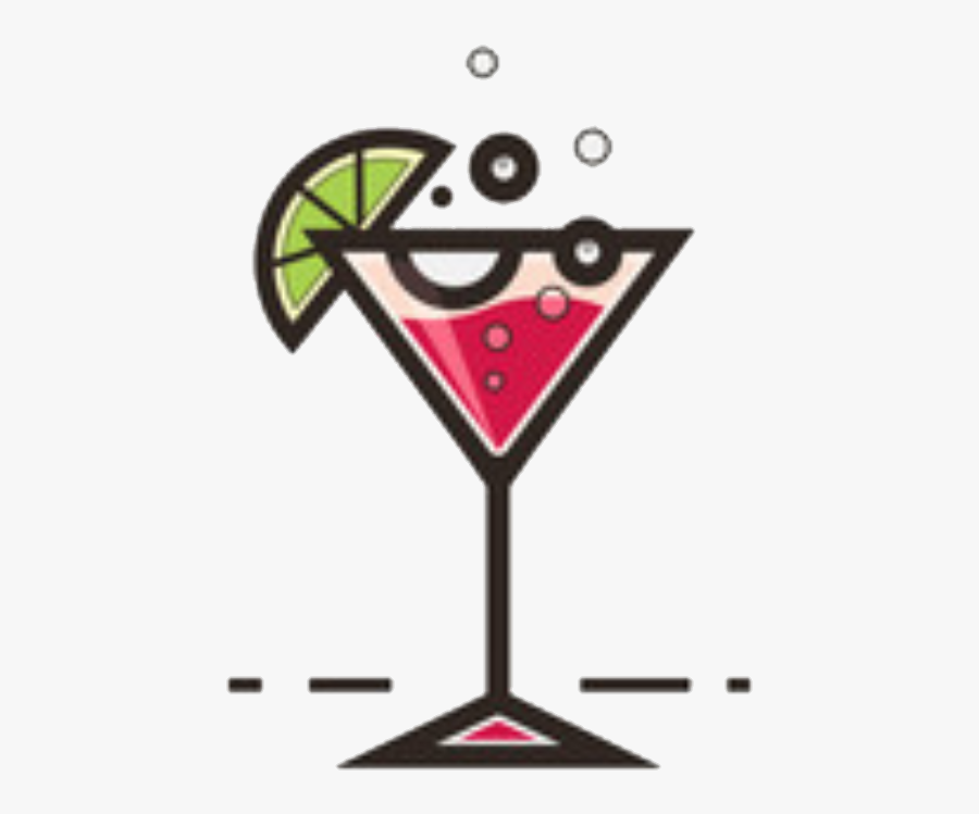 #drink #party #martini #cosmo - Martini Glass, Transparent Clipart