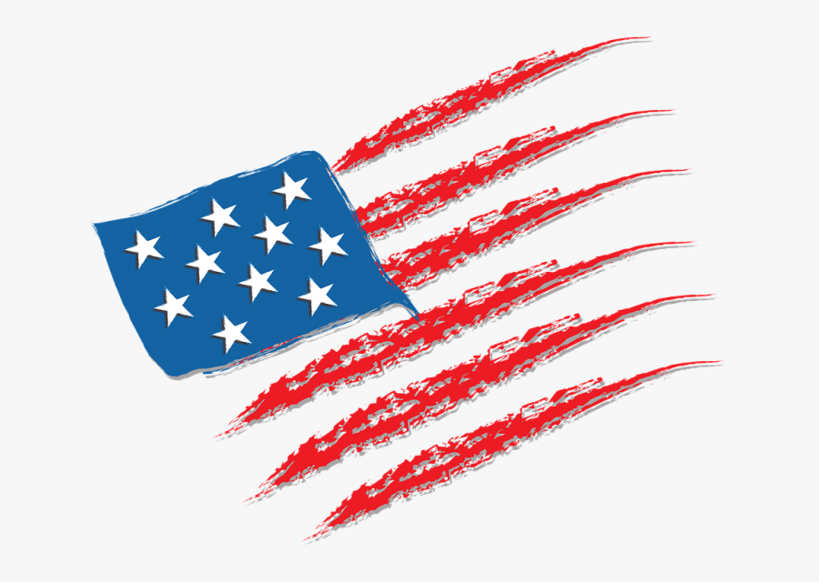 Bandeira Usa Png - Png Us Flag Vector, Transparent Clipart