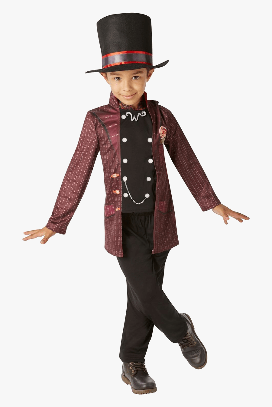 Transparent Willy Wonka Png - Roald Dahl Fancy Dress, Transparent Clipart