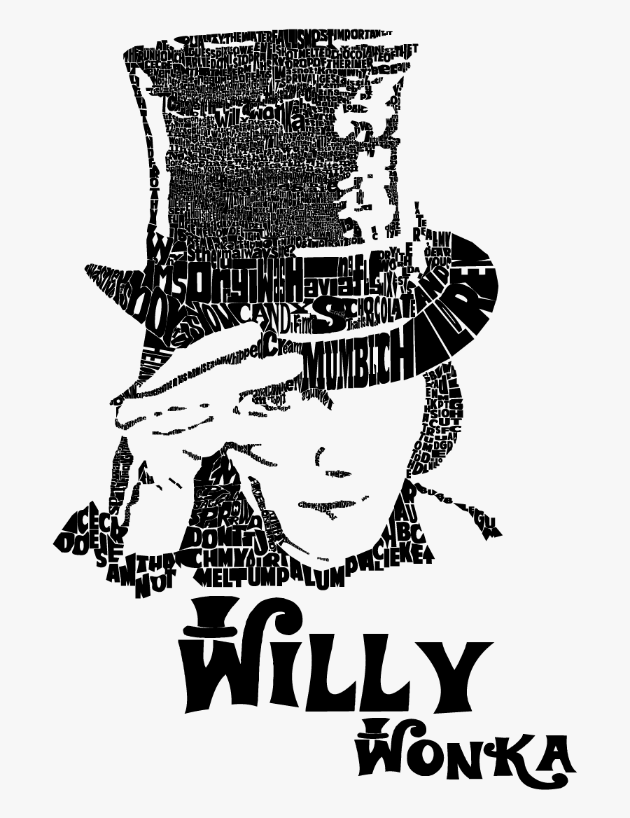 The Willy Wonka Candy Company Logo Poster - Willy Wonka Font, Transparent Clipart