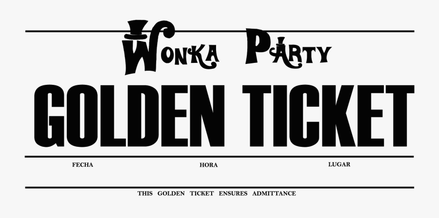 Black Umpa Lumpa - Golden Ticket Wonka Png, Transparent Clipart