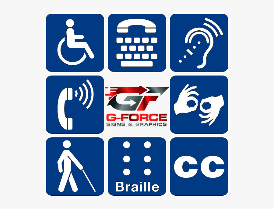 Ada Compliant Signs By G-force Signs & Graphics, Transparent Clipart