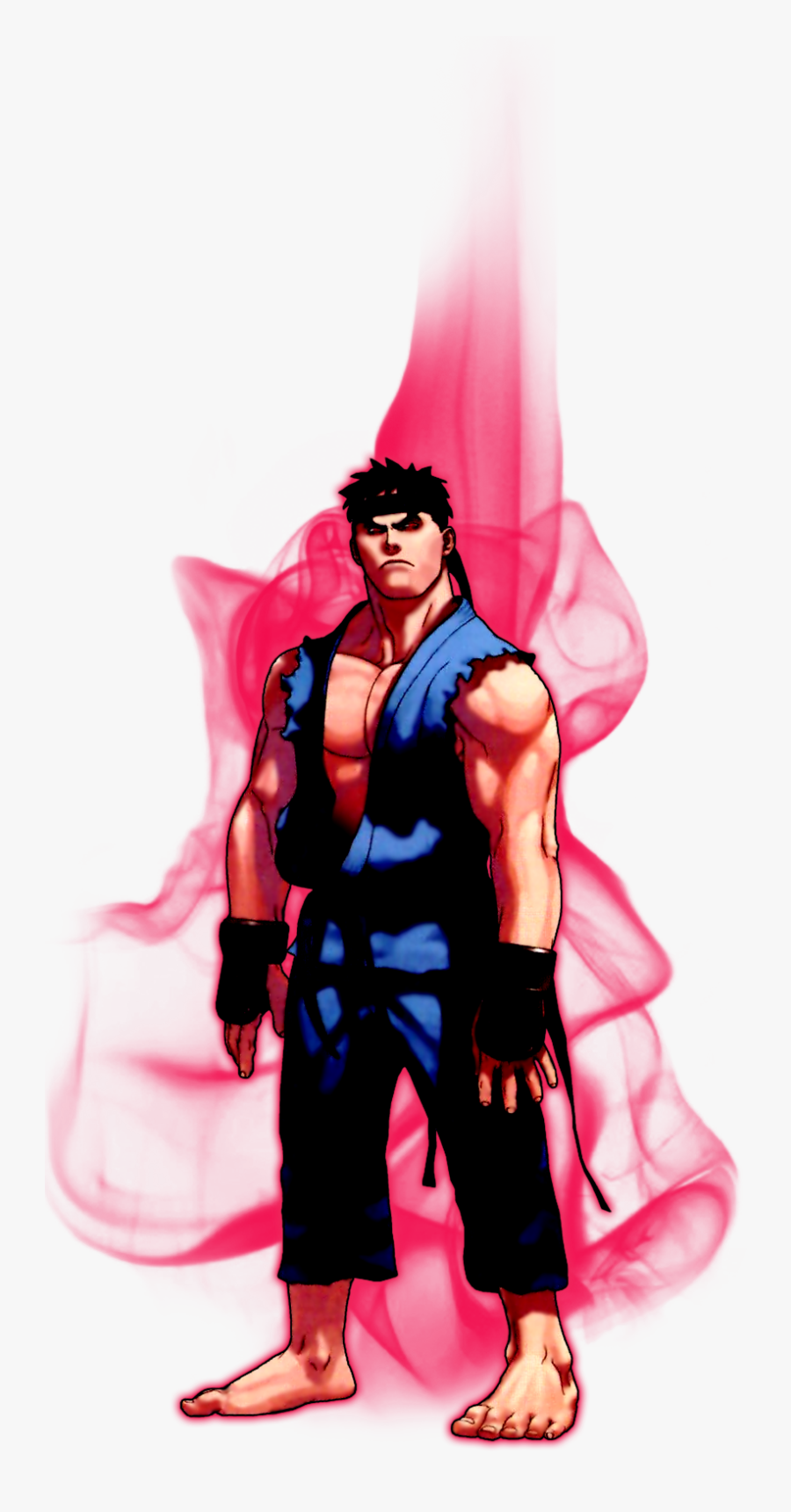 Ryu By Renofswagzareth On Clip Art Free Library - Evil Ryu Transparent, Transparent Clipart
