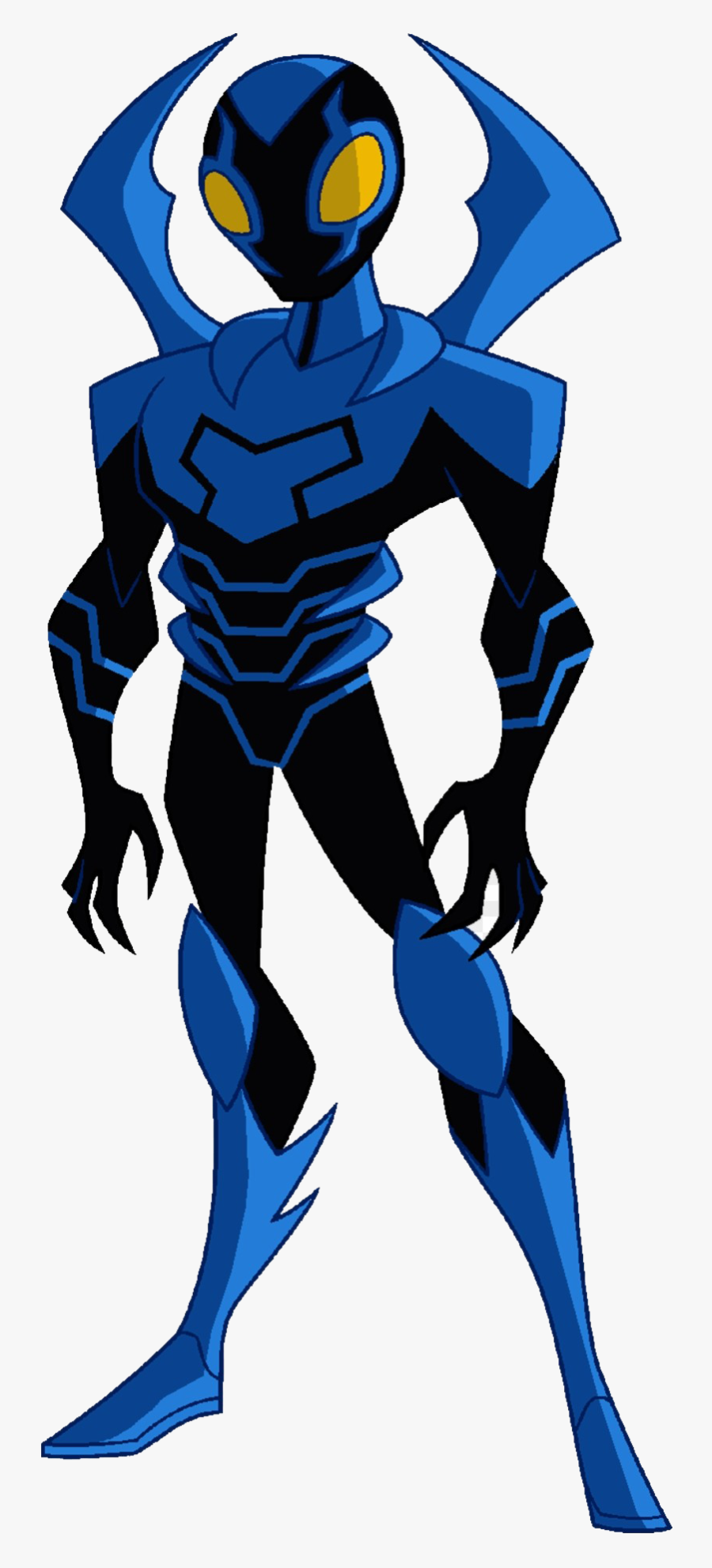 Blue Beetle Png Free Download - Blue Beetle Justice League Action, Transparent Clipart