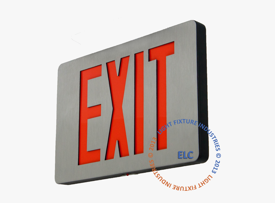 Pictures Of Exit Signs - Exit Sign, Transparent Clipart