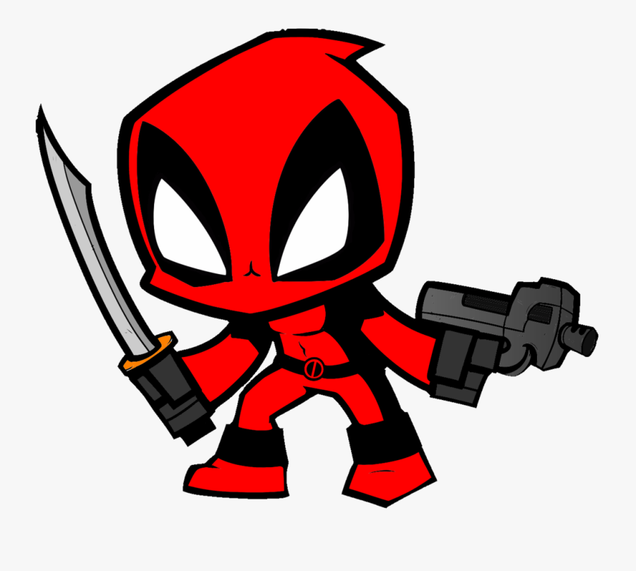 Deadpool Chibi Png, Transparent Clipart