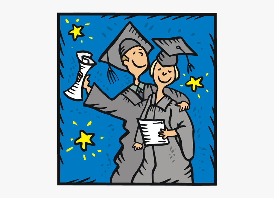 Graduates - Cartoon, Transparent Clipart