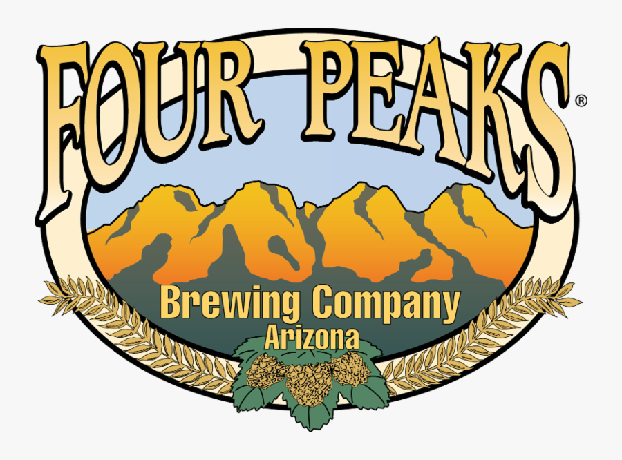 Four Peaks Brewery Logo, Transparent Clipart