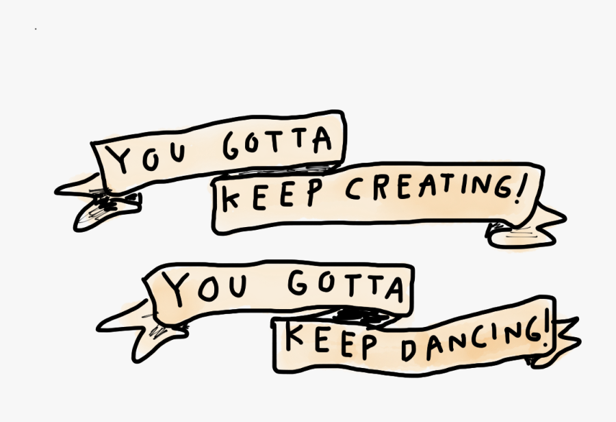 Our Hump Day Inspiration To Keep Dancin Png Gold Arrow - Calligraphy, Transparent Clipart