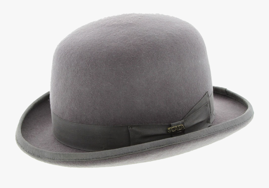 Bowler Hat Png Pic - Grey Bowler Hat, Transparent Clipart